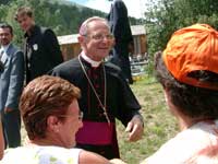 L'incontro con S.E. Mons .Alberto Maria careggio, già Vescovo di Chiavari