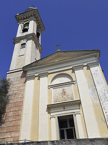 Chiavari Sanguineto chiesa e campanile