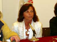 La Signora Danila Olivieri, autrice delle poesie.