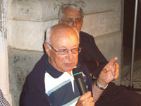 Franco Pogioli, autore del venticinquesimo ciottolo