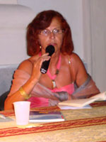 La poetessa Danila Olivieri, autrice del libro.