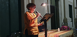 Antonietta Valle legge una poesia di Francesco Dario Rossi