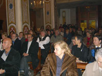 Pubblico della navata centrale di S.Sabina