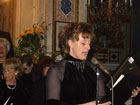 Anna Milani, presenta il concerto del coro Segesta