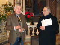 Il saluto del Dott. Roberto Bagnasco, presidente del coro San Francesco.