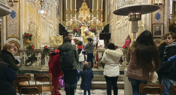 S. Natale 2019 a Trigoso - Processione per l' Oratorio