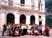 Gita sociale 2002: Calabria. Il gruppo in pellegrinaggio al Santuario di N.S. del Pettoruto, nel parco del Pollino