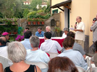 Il presidente del Circolo Acli, Marco Bo, porge il benvenuto ai presenti