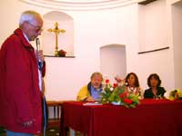 Il Sig. Aldo Solari, porge il saluto della sede provinciale Acli.