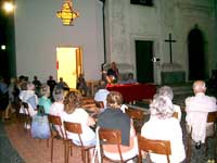 La presentazione sul Sagrato