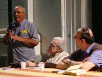 L'intervento dell'ing. Vincenzo Pasero, anche lui autore del ciottolo. 