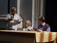 Da desta a sinistra: Marco Bo, Francesco Dario Rossi e Sergio Audano.