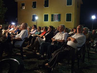 L'attento e numeroso pubblico