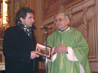 Don Enzo Frisino ed Andrea Grieco.