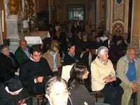 Pubblico nella navata destra di S.Sabina
