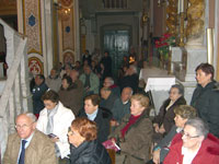 Pubblico della navata sdinistra di S.Sabina 