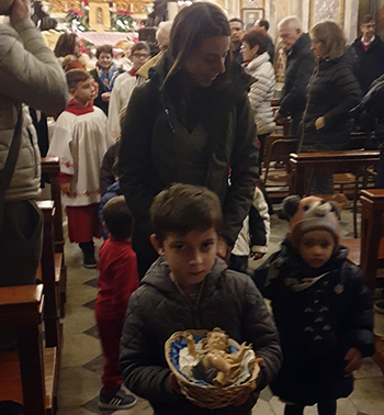 Presepio di Trigoso 2019 - Processione all Oratorio nell Artistico Presepio tipico ligure