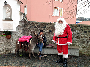 "Colodaro" con Davide Ponziano e Babbo Natale