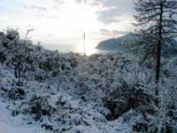 Il golfo di Riva Trigoso visto da poggio Makal