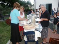 I preparativi per la cena