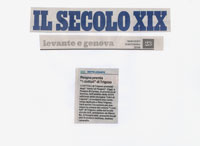 IL SECOLO XIX del 3 settembre 2008