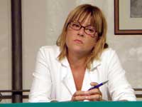 L'assessore alla cultura del comune di Sestri Levante, dott.a Valentina Ghio