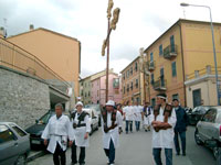 L'artistica Croceportata dai giovani di Trigoso