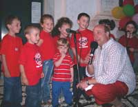 Il mitico "Luigino" presnta il primo gruppo