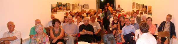 I partecipanti alla videoproiezione